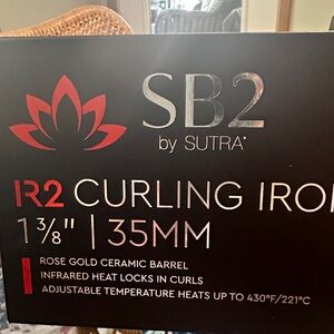 Sutra SB2 R2 Curling Iron - Rose Gold, brand new in box
